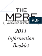 MPRE Info Book