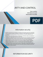 Information Security and Controls