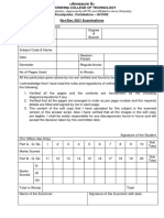 SOP For Online Examination