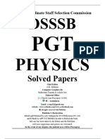 DSSSB PGT Physics Solved Papers English Medium@Teachingexam