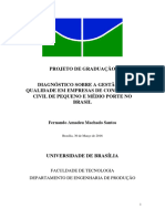 Diagnóstico Sobre A Gestão Da Qualidade em Empresas de Construção