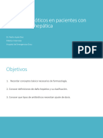 Uso de Antibióticos en Pacientes Con Insuficiencia Hepática