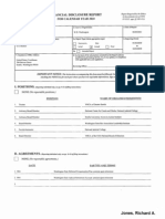 Richard A Jones Financial Disclosure Report For 2010