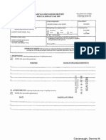 Dennis M Cavanaugh Financial Disclosure Report For 2009