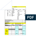 Cost and Scandal Sheet