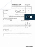 Delwen L Jensen Financial Disclosure Report For 2009