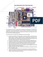 Mainboard Components With Their Functions