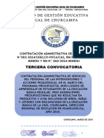 Bases Cas 002 - 2024 - Ugel Churcampa - Tercera Convocatoria