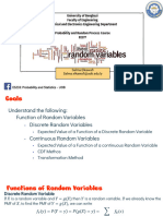 6 Function of Random Variables