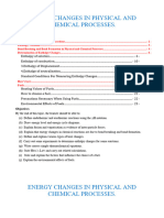 4.2 Energy Changes