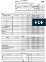 Master Sheet For Surveillance of Nosocomial Infections