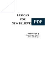 Lessons For New Believers - Lessons