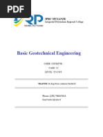 Basic Geotechnical Engineering - HANDOUTS