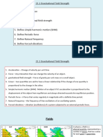 21.1 Gravitational Field Strength