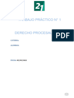 Trabajo Practico #1 Procesal Penal