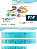 Macromoleculas Naturales y Sintéticas