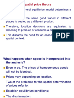 Spatial Price Theory