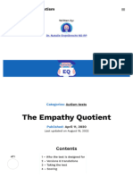 The Empathy Quotient - Embrace Autism