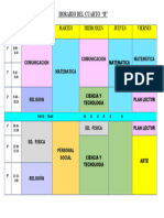 Horario 4to B 2024