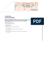 Maternal Antibiotic Treatment Impacts Development of The Neonatal Intestinal Microbiome and Antiviral Immunity