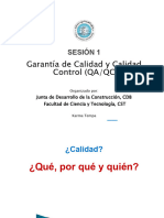 Garantía de Calidad y Control de Calidad