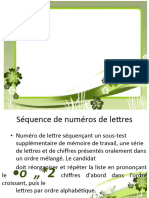 Séquence de Lettres Et de Numéros