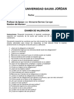 Examen de Valoracion Civil LLL