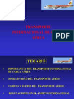 Transporte Internacional Carga Aerea