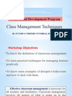 Class Management Techniques