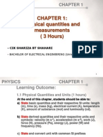 Physical Quantities and Measurements (3 Hours) : Physics