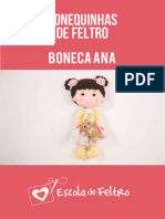 Boneca Ana (Escola Do Feltro)