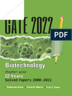 GATE 2022 - Biotechnology - 22 Years Chapter Wise Solved - DR - Prabhanshu Kumar, DR - Pawan KR - Maurya, Er - Preeti T - 2021 - GK PUBLICATIONS - 9789391061159 - Anna's Archive