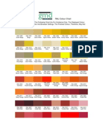 RAL Colour Chart