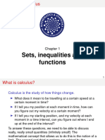 Sets, Inequalities and Functions