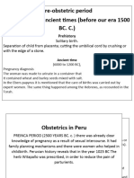 Obstetrics Time Line