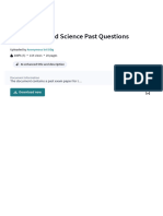 BECE Integrated Science Past Questions - PDF - Ductility - Carbon