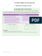 Placemat Activity