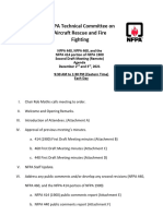 NFPA 461 Technical Committee On. Aircraft Rescue and Fire Fighting