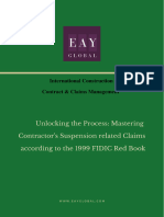 Suspension Claims 1999 FIDIC Red Book