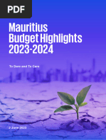 KPMG Mauritius Budget Highlights 2023-2024