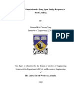 Numerical Simulation of A Long Span Bridge Response To Blast Loading