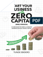 Start Your Business With Zero Capital Ebook - Tunde - Ebidero