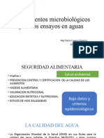 2da Tarea. Lineamientos Microbiológicos para Los Ensayos en Aguas