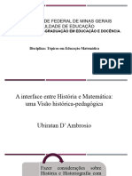 Tópicos em Educação Matemática (Salvo Automaticamente)