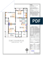 First Floor Plan: (OPTION NO. - 06)