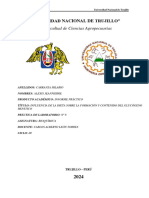 Informe N°8 - Bioquimica