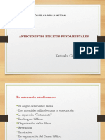 Ppt. Antecedentes Bíblicos Fundamentales