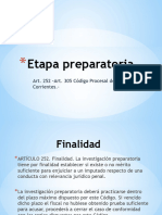 Etapa Preparatoria