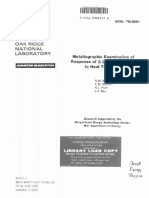 Metallography 2.25Cr 1.5 Mo Steel TT