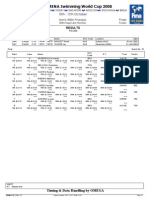 FINA / ARENA Swimming World Cup 2008, Belo Horizonte, Brazil Men's 400 M Free Final